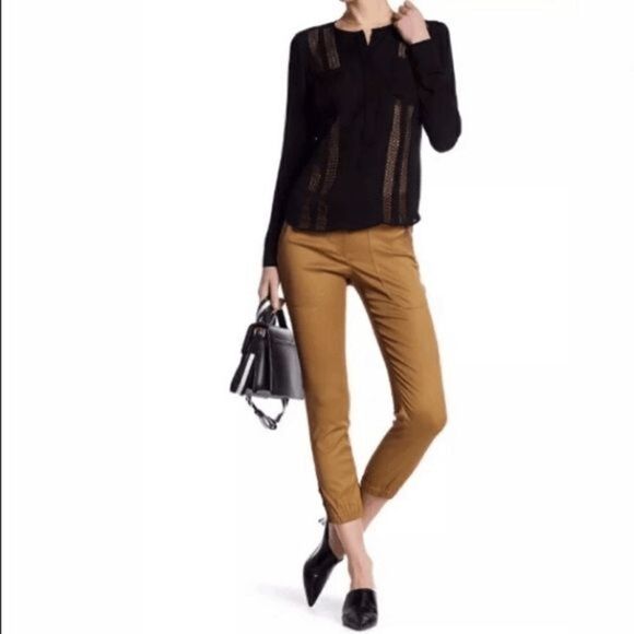 Veronica Beard Dune Jogger Cropped Pants Size 2 - Picture 1 of 12